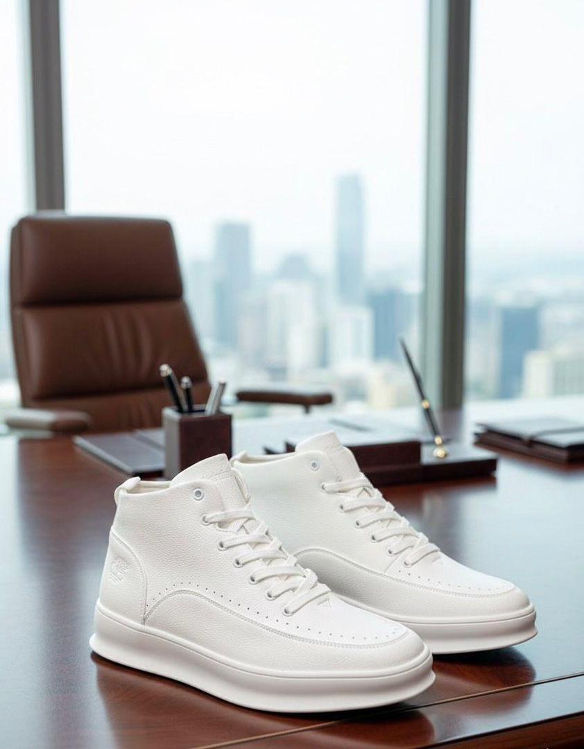Quality Leather Long Boot Sneakers (Sizes 40-46)