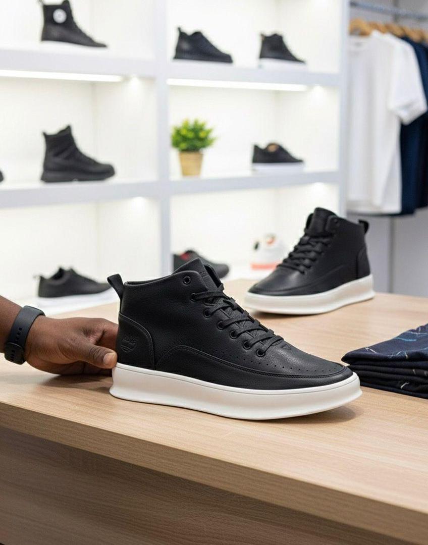 Premium Leather Timberland Casual Wear-Unisex