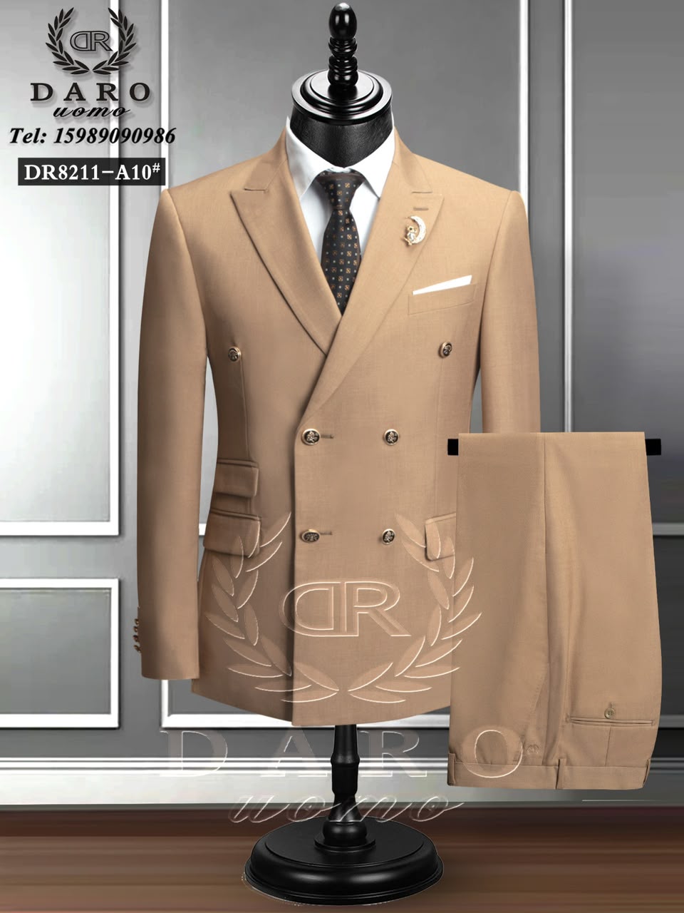 Premium Daro Double Breasted Men's Suit
