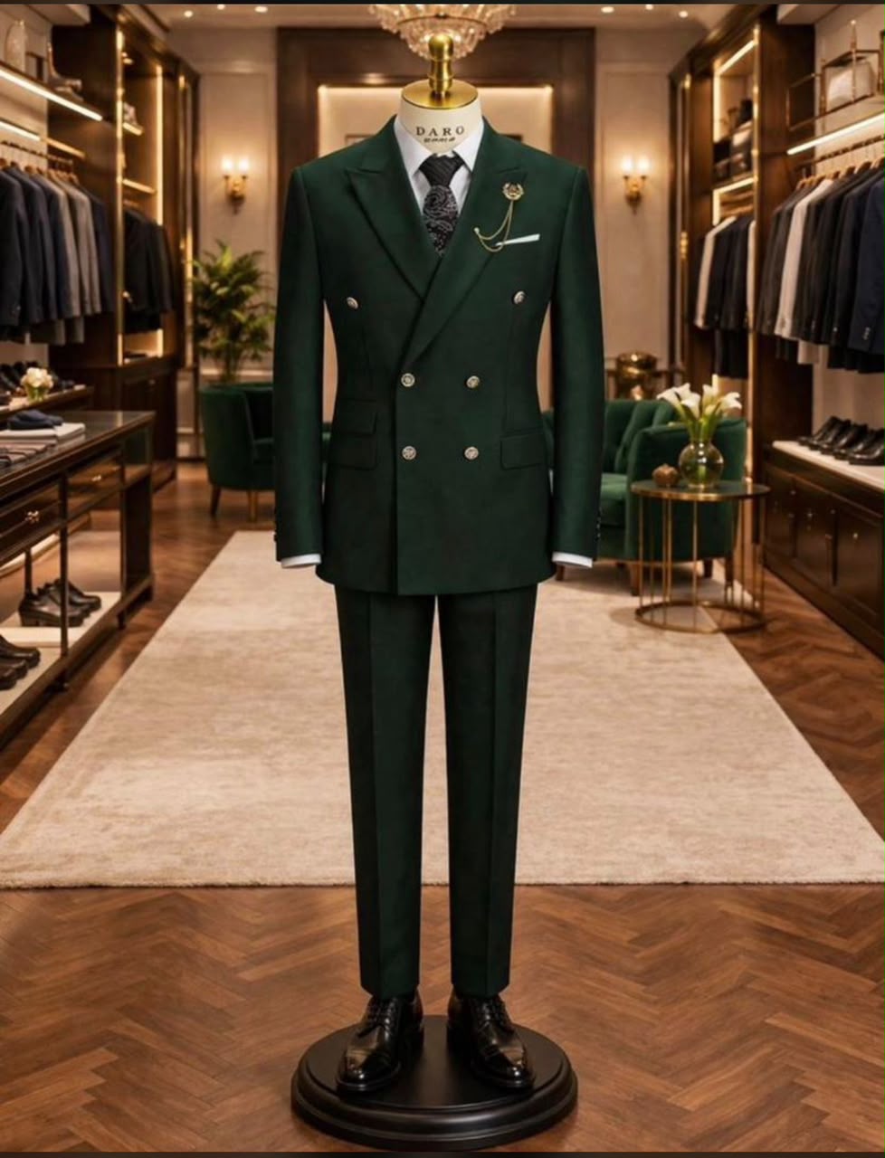Premium Daro Double Breasted Men's Suit
