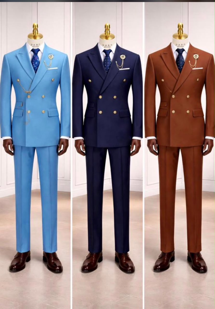 Premium Daro Double Breasted Men's Suit