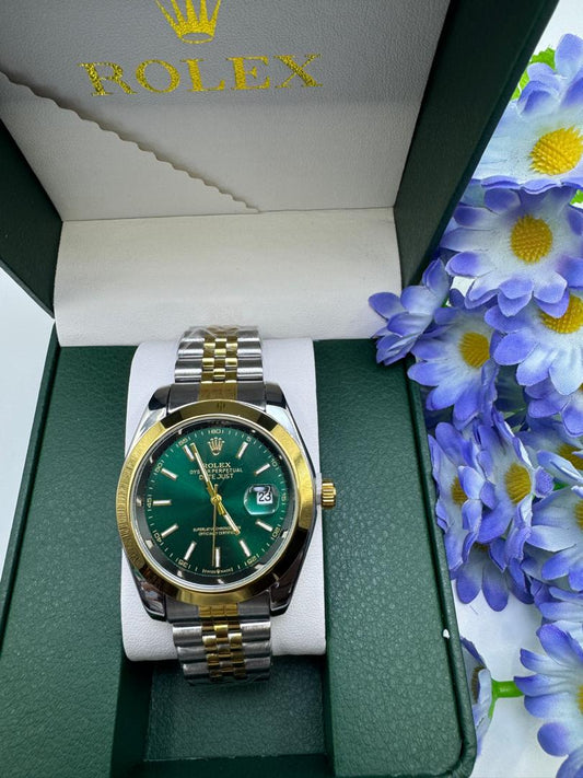 Luxury Green Ombré Dial Jubilee Bracelet Watch 41mm