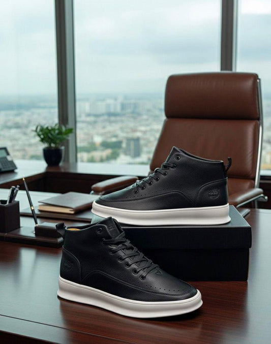 Premium Leather Casual Sneakers - Unisex