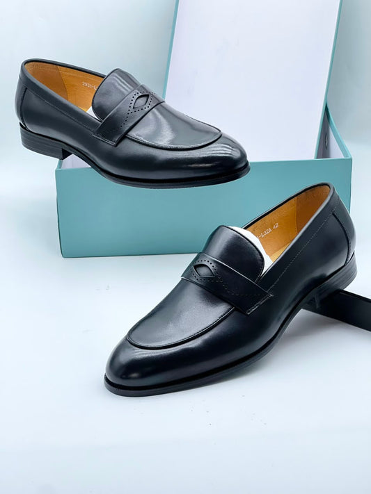 Premium Men's Leather Loafer Shoe In Accra